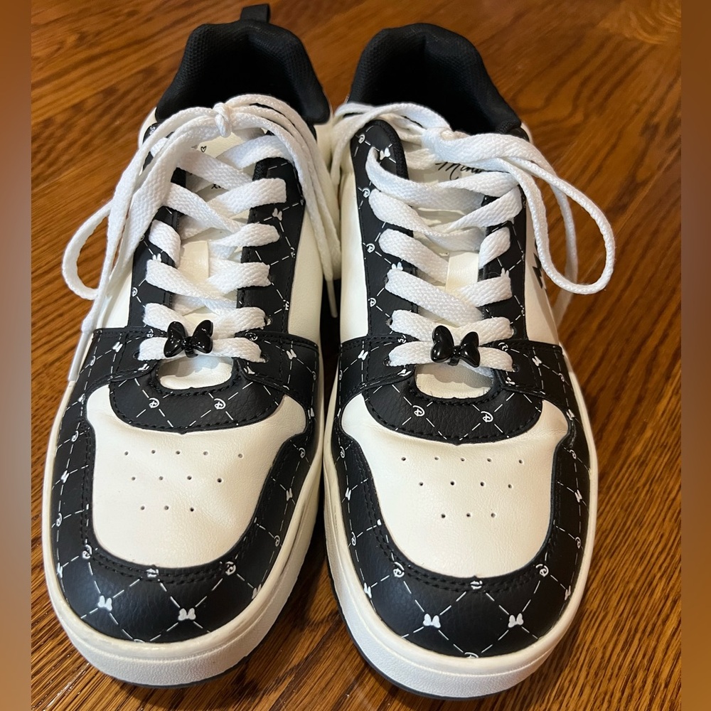 Minnie Mouse Black and White Sneakers